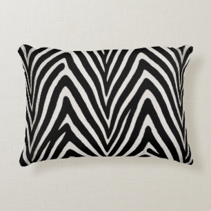 Cojín Decorativo 🖤 Cebra Negra Blanca Moderna y Audaz 🖤
