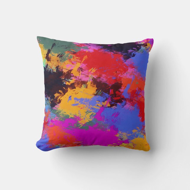 Cojín Decorativo Cebra pintada (Anverso)