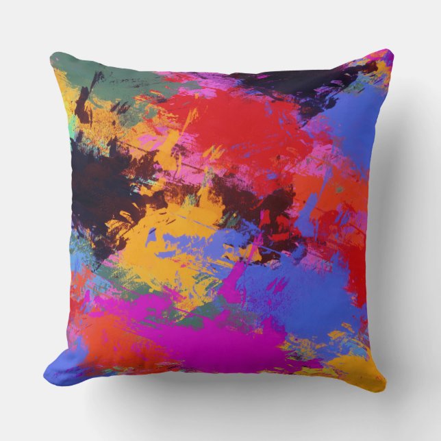 Cojín Decorativo Cebra pintada (Anverso)