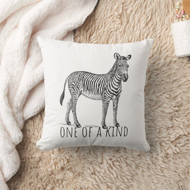 Cojín Decorativo Cebra Única De Una Sola Clase (Manta)