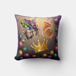 Cojín Decorativo Celebra Mardi Gras con Sommer Hamilton