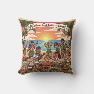 Cojín Decorativo Celebración de Aloha