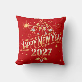 Cojín Decorativo Celebración de Año Nuevo 2027