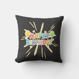 Cojín Decorativo Celebración de Cumpleaños