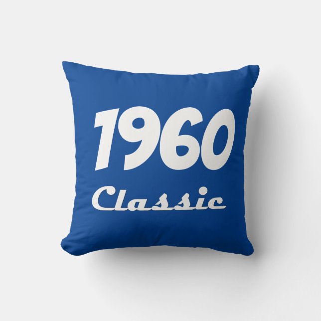 Cojín Decorativo Celebración de los 60 Aniversarios del Clásico de  (Anverso)