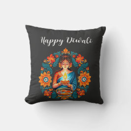 Cojín Decorativo Celebración del Diwali