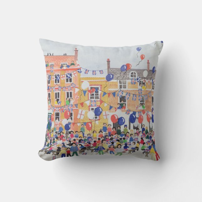 Cojín Decorativo Celebraciones 1995 del día de VE (Anverso)