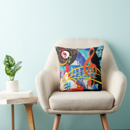 Cojín Decorativo Celebrando la música