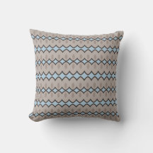 Celestia Petalwave | Geométrico Azul Polvo y Taupe
