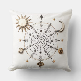 Cojín Decorativo Celestial Balance Throw Pillow