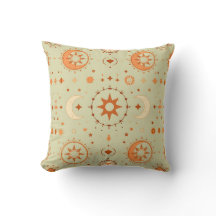 Cojín decorativo Celestial Boho | Acento espiritua
