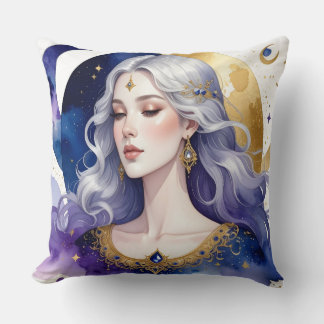 Cojín Decorativo Celestial Divine Feminine Spiritual Coffee Cup