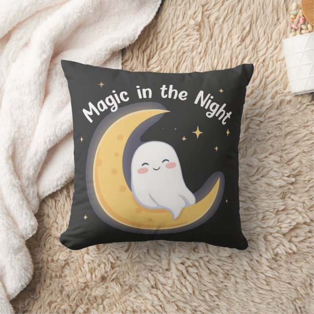 Cojín Decorativo Celestial Dreams - Boho Moon & Stars Pillow (Manta)