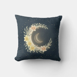 Cojín Decorativo Celestial Moon & Daffodil Nursery Pillow