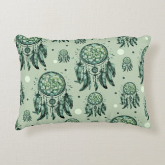 Cojín Decorativo Celta nudo atrapasueños verde