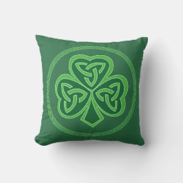 Cojín Decorativo Celtic Knot Shamrock