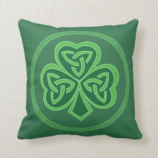 Cojín Decorativo Celtic Knot Shamrock