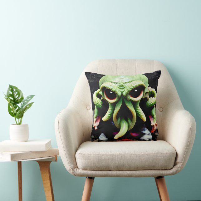 Cojín Decorativo Cena con Cthulhu (Silla)