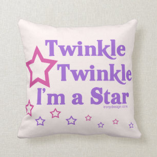 Cojín Decorativo Centelleo del centelleo soy una estrella