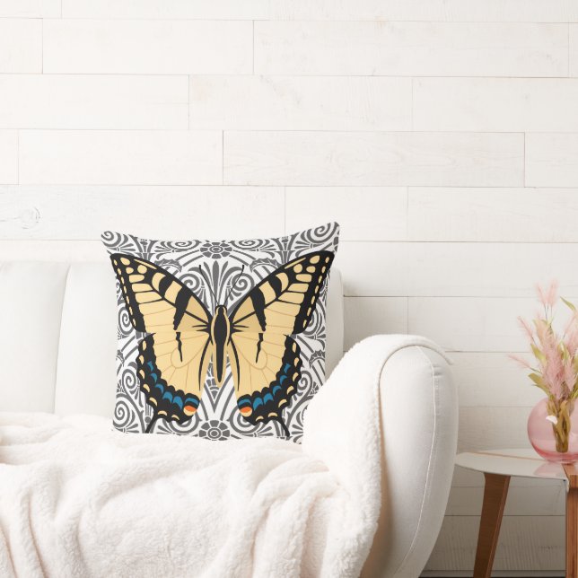 Cojín Decorativo Centro de atención de mariposas (Sofá)