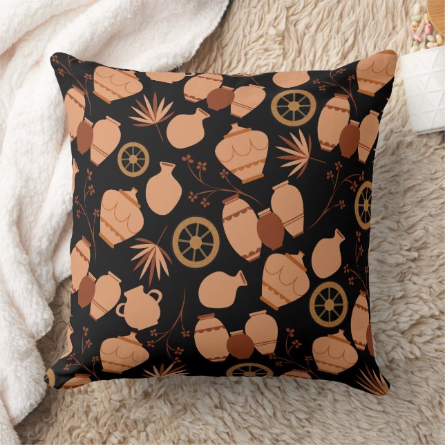 Cojín Decorativo cerámica de arcilla cerámica artista macetas de pa (Manta)