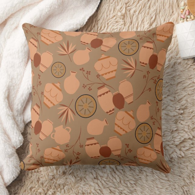 Cojín Decorativo cerámica de arcilla cerámica artista macetas de pa (Manta)