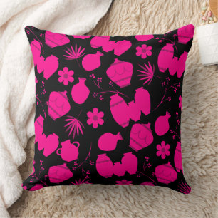 Cojín Decorativo cerámica de arcilla cerámica artista macetas patró