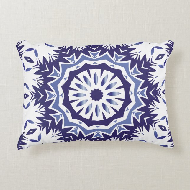 Cojín Decorativo Cerámica de azulejo ornamental portugués. Des míni (Anverso)