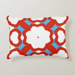 Cojín Decorativo Cerámica de talavera mexicana antigua. Diseño gráf