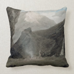 Cojín Decorativo Cerca de Chiavenna en el Grisons, c.1779 (w/c,