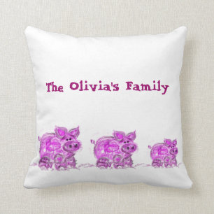 Cojín Decorativo cerdo