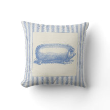 Cerdo francés de la granja con hacer tictac