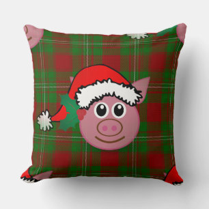Cojín Decorativo cerdo navidad