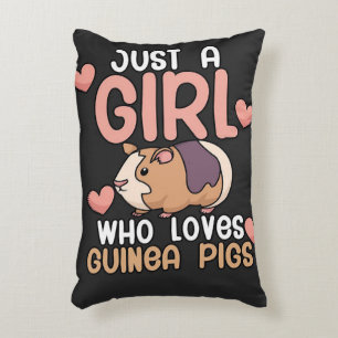 Cojín Decorativo Cerdos de Guinea Chica que ama a los cerdos de G