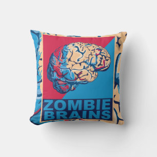 Cojín Decorativo Cerebro de Zombie