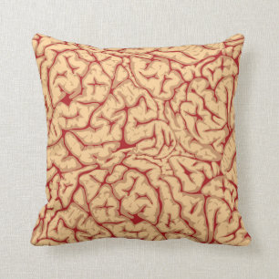 Cojín Decorativo Cerebros espeluznantes humanos Halloween a