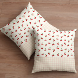 Cojín Decorativo Cerezas