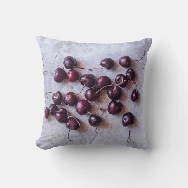 Cojín Decorativo Cerezas  (Anverso)