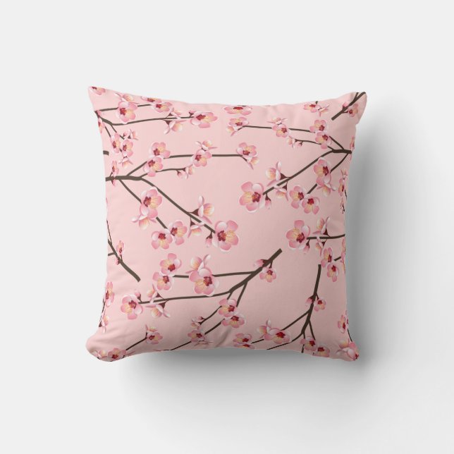 Cojín Decorativo Cerezo en flor (Anverso)