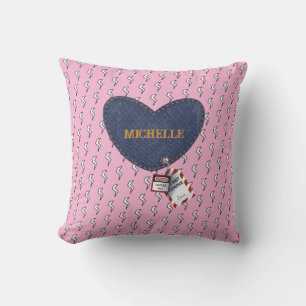 Cojín Decorativo Cerradura y llave personalizada romántica eléctric
