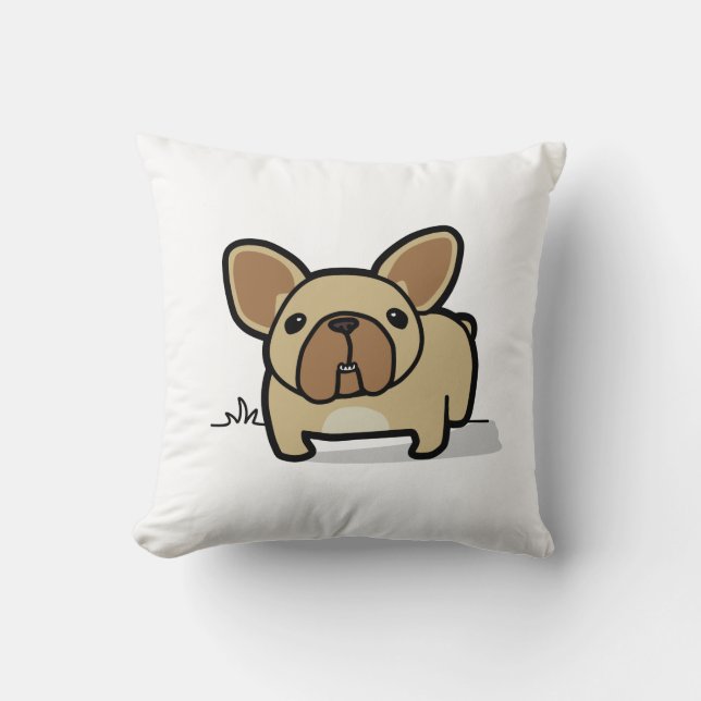 Cojín Decorativo Cervatillo Frenchie (Anverso)