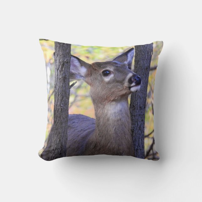 Cojín Decorativo Cerveza Adorable en el bosque (Anverso)