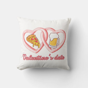 Cojín Decorativo Cerveza de San Valentín