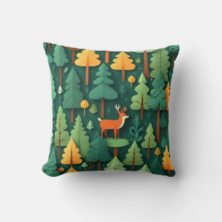 Cojín Decorativo Cerveza en Woods (Ilustracion Botánico/Naturaleza)