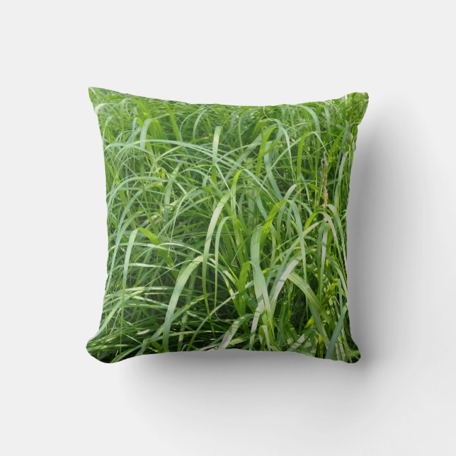 Cojín Decorativo Césped verde (Anverso)