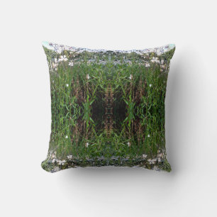 Cojín Decorativo Césped Verde Cielo Azul