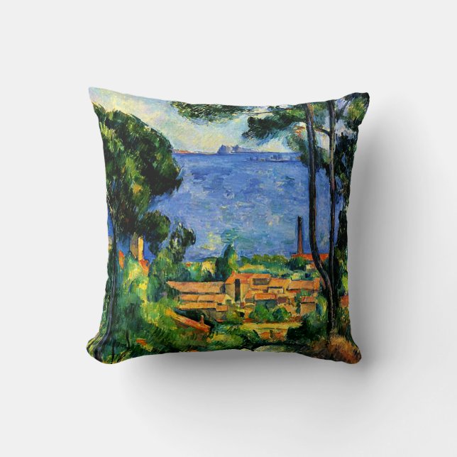 Cojín Decorativo Cezanne - Vista del Estaque (Anverso)