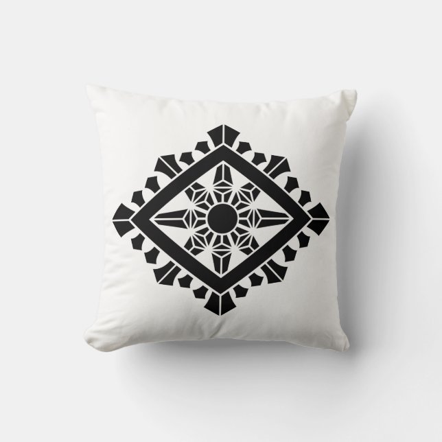 Cojín Decorativo chakra dharma rómbico (Anverso)