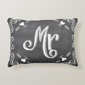 Cojín Decorativo Chalkboard Sr. Boda