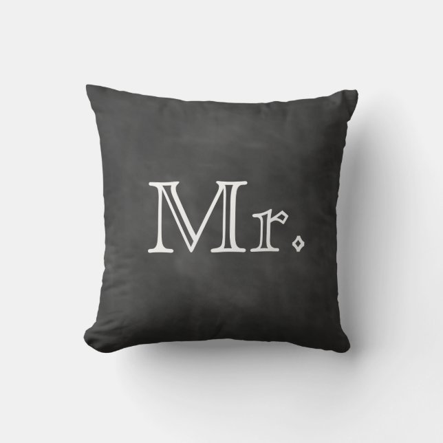 Cojín Decorativo Chalkboard Sr. Pillow (Anverso)